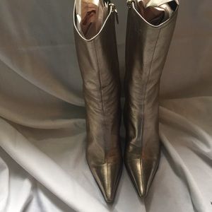Escada gold boots